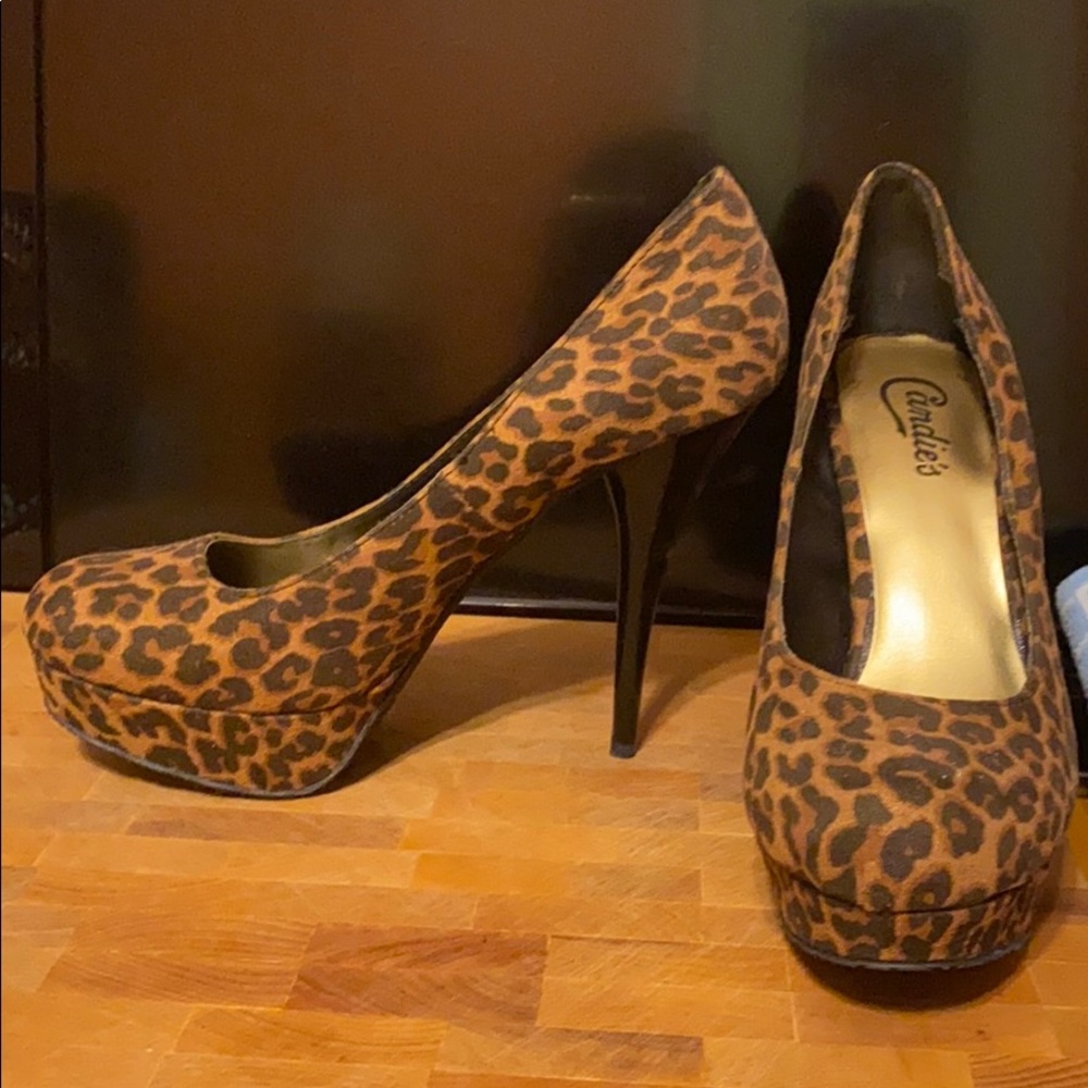 Brand new Leopard print high heels
